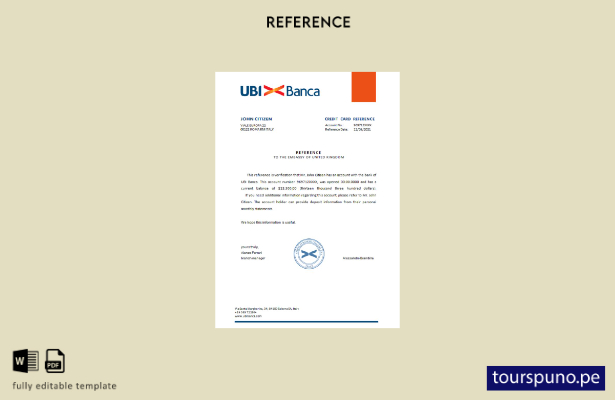 lista para imprimir plantilla de referencia de Italia Ubi Banca