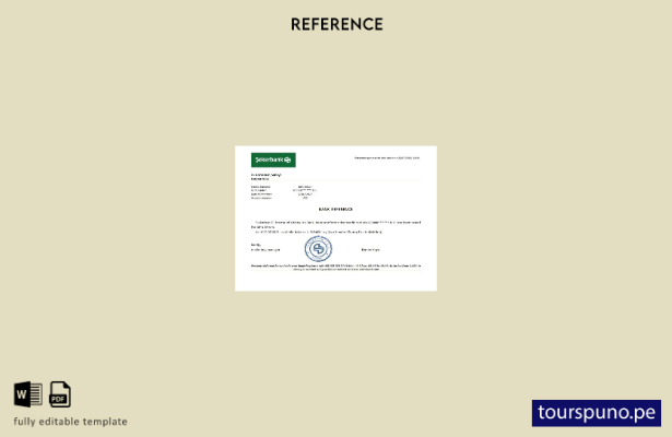 lista para imprimir plantilla de referencia de Sekerbank de Turquía