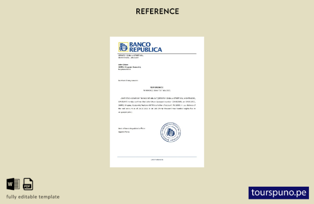 lista para imprimir plantilla de referencia del Banco República de Uruguay