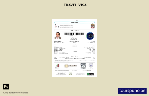 lista para imprimir plantilla de visa electrónica de los EAU en formatos Word  3