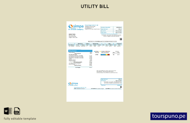 listo para imprimir India Simpa Energy India Pvt. Ltd. Plantilla de word   factu